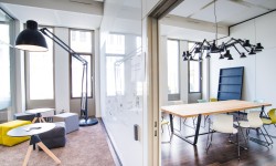 Creative room at AirPlus, equipped for brainstorming and creative meetings.