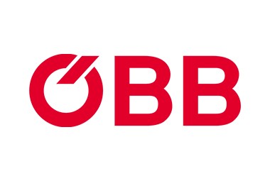 Logo of the Austrian Federal Railways (ÖBB), AirPlus partner in rail transport.
