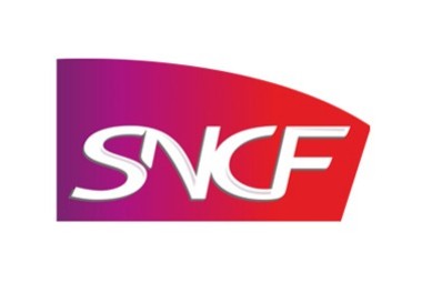 Logo of the French railway company SNCF, a mobility partner of AirPlus.