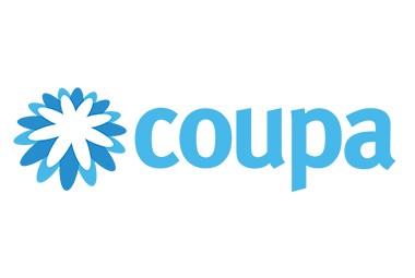 Logo of Coupa, a partner in the AirPlus ecosystem for expense and accounting solutions.