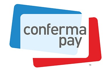 Logo of Conferma, partner for digital payments and expense management in the AirPlus network.