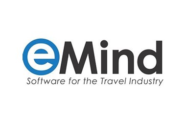 Logo of eMind, partner for booking, expense and financial management solutions in the AirPlus network.