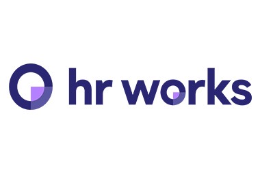 HR Works logo, a partner in the AirPlus ecosystem for travel expense and accounting solutions.