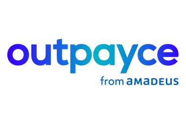 Logo of Outpayce, a partner in the AirPlus network for booking and financial system solutions.