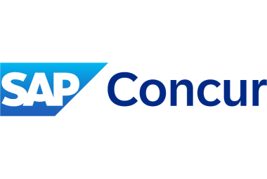 Logo of SAP Concur, partner in the AirPlus network for travel expense and booking solutions.