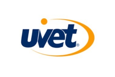 Logo of Uvet, a travel agency and event management partner in the AirPlus network.